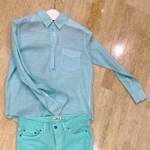 Striped Linen Blouse